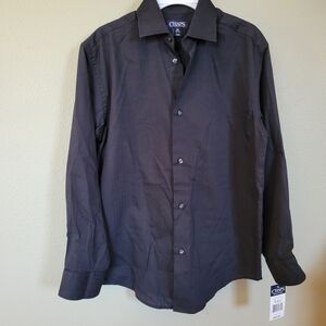 Chaps Men's Black Dress Shirt